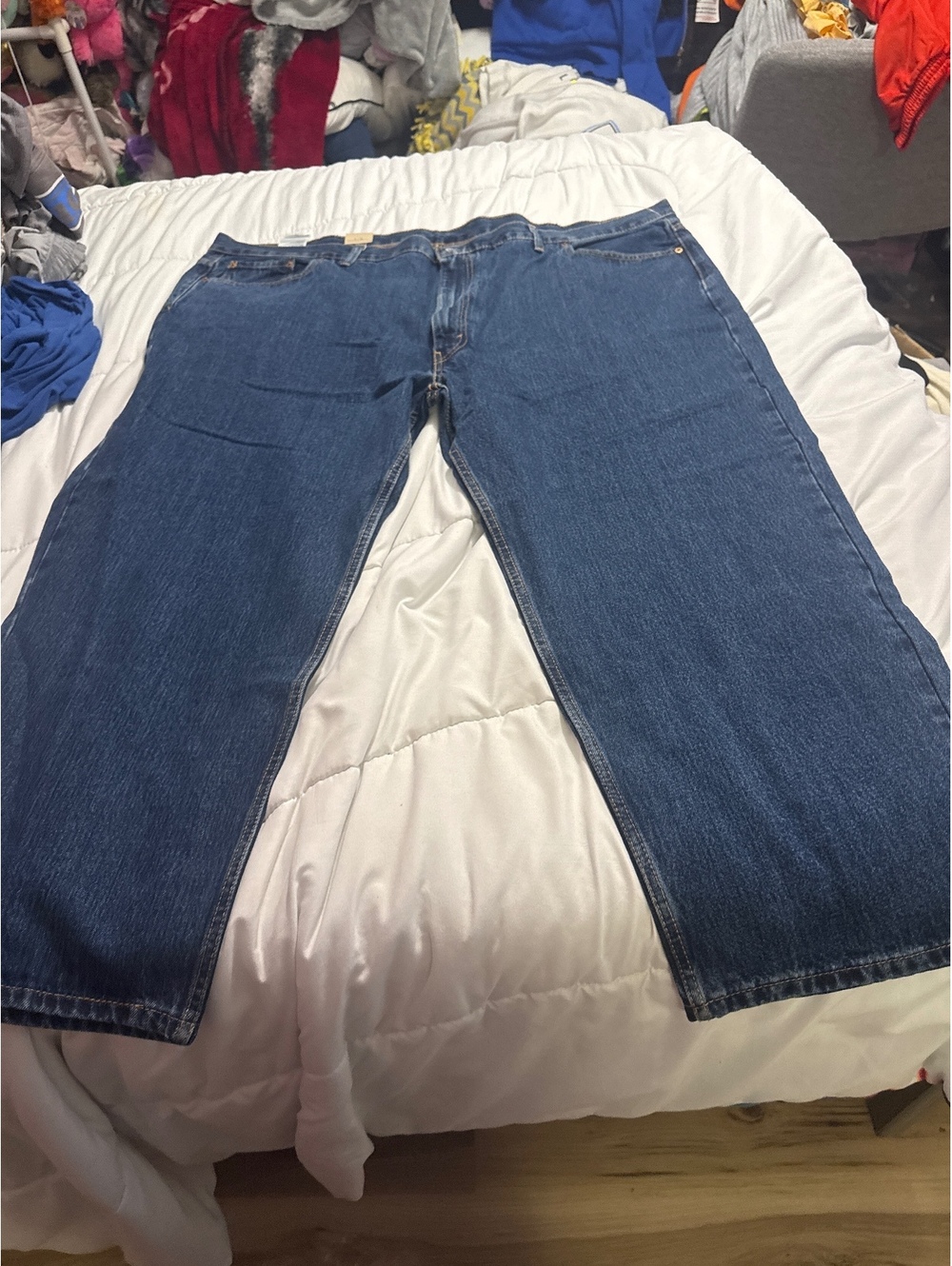 Levi's Blue Denim Jeans 52x28 Size